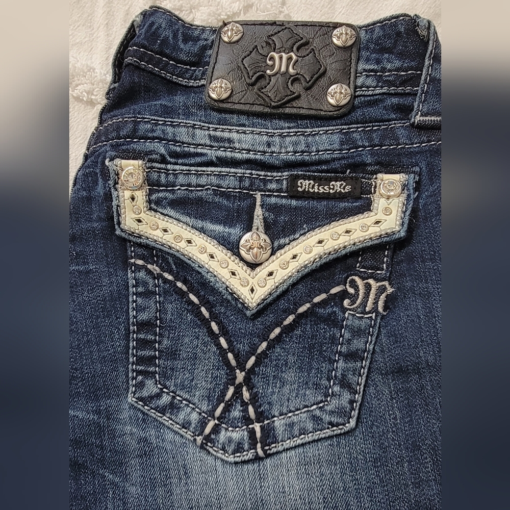 Miss Me Jean Boot Cut Size 27 Dark